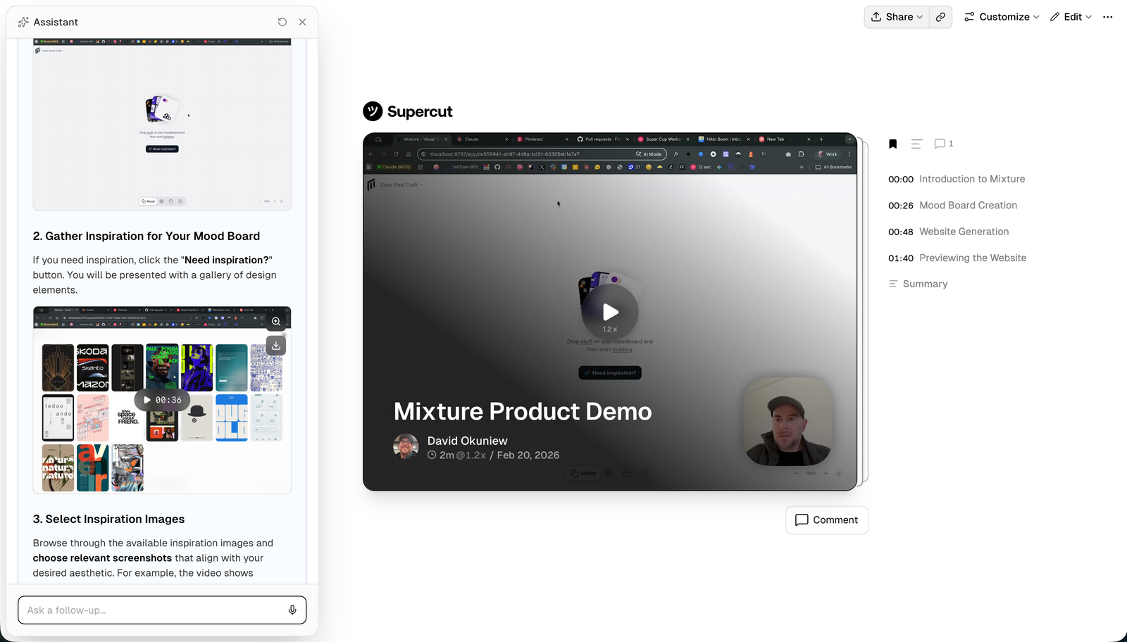 Supercut product update
