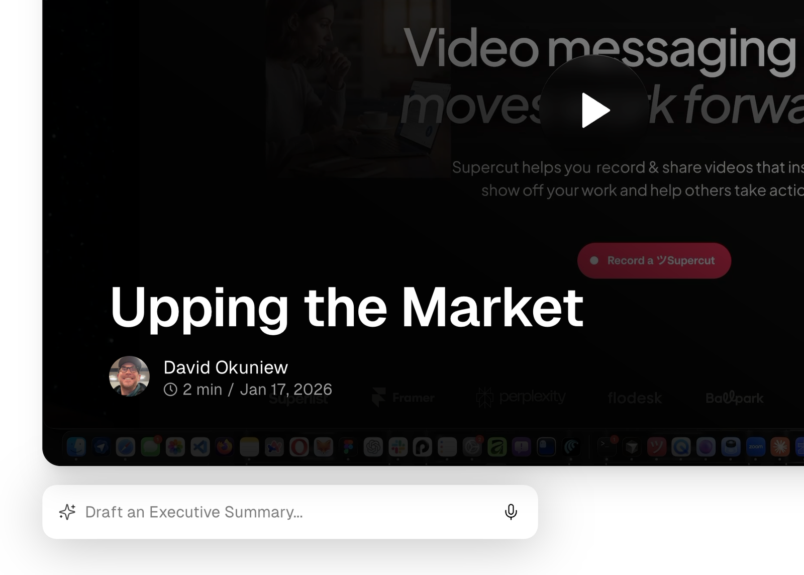 Supercut product update